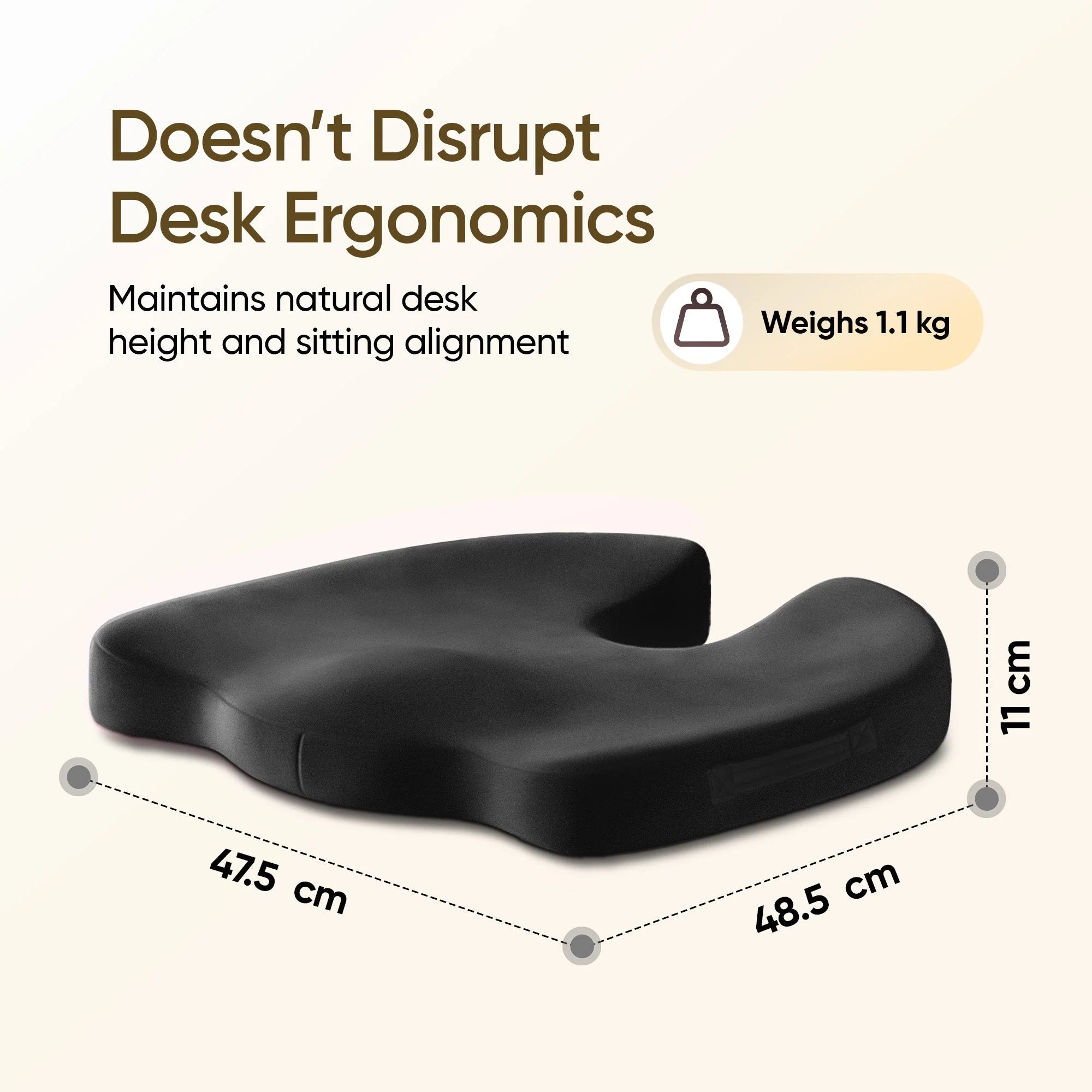 Slim Coccyx Seat Cushion