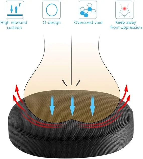 Universal Car Seat Cushion | Hip Support Cushion | Donut Pillow